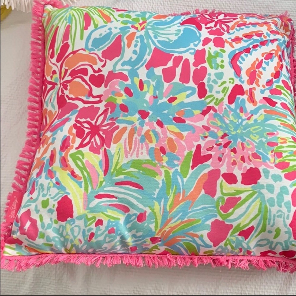 Lilly Pulitzer Reversible Throw Pillow